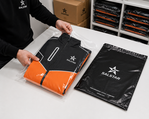 Performance Outerwear, Adjustable Hood and Cuffs, Durable Athletic Training Jacket, Streetwear Two Tone <b>Black</b> Orange <b>Windbreaker</b> - Product Image 6