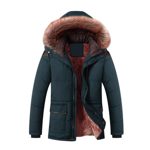 Parka d'hiver coupe-vent pour homme 2025, couleur unie, fermeture éclair, réversible et grande taille, veste décontractée élégante - Product Image 2