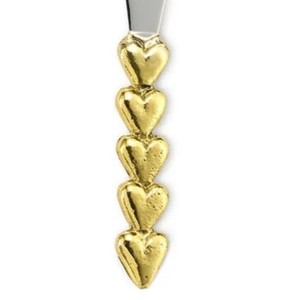 Vente flash - Couteau à beurre personnalisé en forme de cœur doré de qualité supérieure - Product Image 3