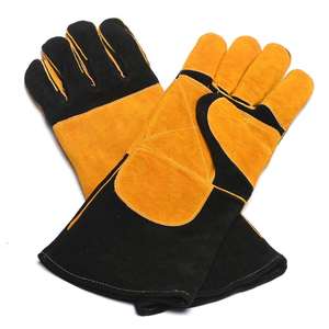 Gants de soudage personnalisés en cuir de vachette, gants de soudage de haute qualité, gants de soudage résistants à la chaleur, gants de sécurité - Product Image 1