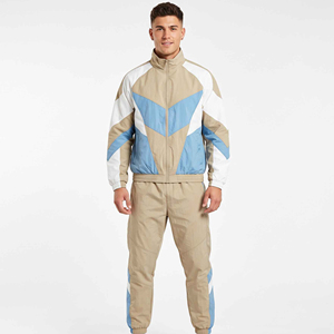 Custom Logo Oversized Blank Suit Jogger Sets Nylon Sets Windproof <b>Jacket</b> Nylon Tracksuit Windbreaker <b>Jackets</b> Tracksuit for <b>Men</b> - Product Image 1