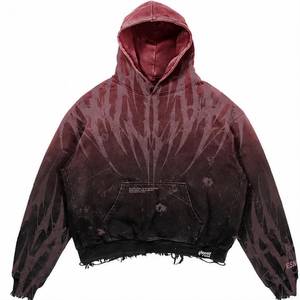 Sudadera con Capucha Oversize Tie-Dye para Hombre, 100% Algodón French Terry, Estilo Urbano, Ropa de Otoño - Product Image 1