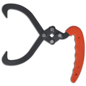 Set di 4 Pinze per Legna con Manico in PVC per Caminetti e Accessori - Product Image 2