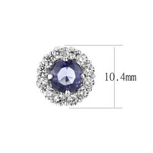 Orecchini LO4674 in Tanzanite con Placcatura in Rodio e Vetro Sintetico - Categoria Prodotti Piatti e Stoviglie - Product Image 2