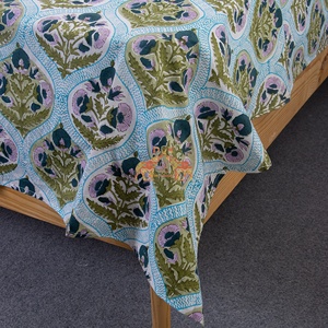 ชุดผ้าปูเตียงผ้าฝ้าย100% แบบทันสมัยของสะสมสุดหรูพิมพ์ลายดอกไม้สำหรับตกแต่งบ้านในฤดูร้อนสินค้ามาใหม่ล่าสุด - Product Image 2