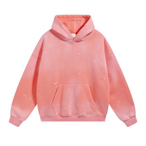 Sweat à capuche oversize 2026 Nouveau style Streetwear Impression en relief personnalisée Impression par transfert de cire de haute qualité Sweats à capuche et pulls vintage pour hommes - Product Image 3