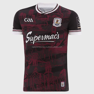 ชุดเสื้อฟุตบอล GAA ชุดเสื้อฟุตบอลผ้าโพลีเอสเตอร์100% ประสิทธิภาพสูงเสื้อกีฬาแขนสั้นผ้าเจอร์ซีย์พร้อมบริการด้านหน้า - Product Image 1