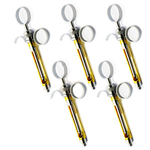 Jeringa de Aspiración Dental Manual, Instrumentos Quirúrgicos de Odontología, Acero Inoxidable, Reutilizable, Autoclavable, Jeringa de Anestesia Dental - Product Image 4