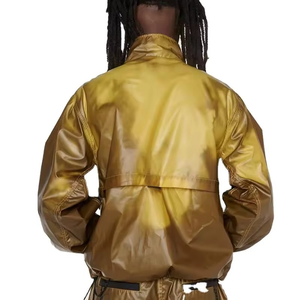 Chaquetas Impermeables Termoactivas Personalizadas OEM, Chaqueta Cortavientos de Nailon Ripstop, Chaqueta con Cremallera para Exteriores Termocrómica - Product Image 2