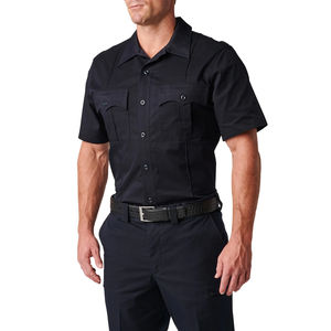 Uniforme de Guardia de Seguridad Reflectante de Manga Larga de Algodón, Diseño Personalizado, Transpirable, Verano, Mayor Visibilidad, Seguridad Nocturna - Product Image 5