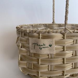 Cesta de Mimbre de Pasto Marino Ecológica Hecha a Mano al Mejor Precio para Cocina, Baño, Almacenamiento de Plantas, Estilo Bohemio, Personalizable - Product Image 5