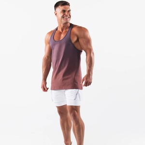 Débardeur de sport pour homme de haute qualité, personnalisable avec logo OEM, respirant, uni, idéal pour la gym et le fitness, vente en gros. - Product Image 1