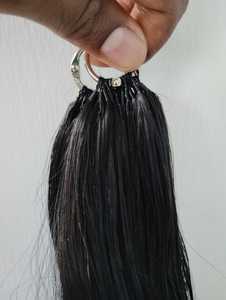 Extensions de cheveux naturels bouclés indiens Remy à pointe en plume, 100g - Product Image 1