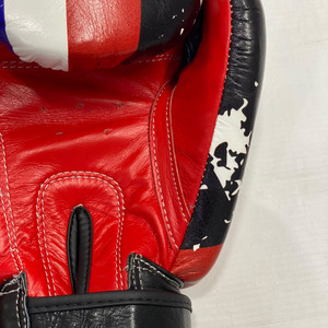 Guantes de Boxeo Muay Thai Twins con Estampado de Bandera FBGVL3-44TH, Cuero Vacuno Genuino, Correa para la Muñeca, Guantes de Entrenamiento y Sparring - Product Image 5