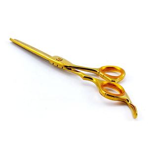 กรรไกรซอยผมมืออาชีพ สแตนเลสสตีล แบบปรับแต่งได้ พร้อมห่วงนิ้วมือ อุปกรณ์ร้านทำผม - Product Image 6