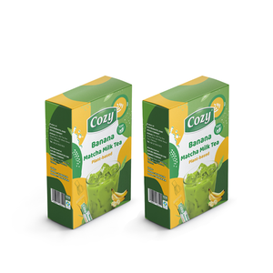 Mezcla para Bebidas de Alta Calidad Sin Azúcar, Polvo de Frutas en Bolsas al Vacío, Caja de Empaque para Té, Polvo de Plátano, Té con Leche y Matcha de Plátano - Product Image 1
