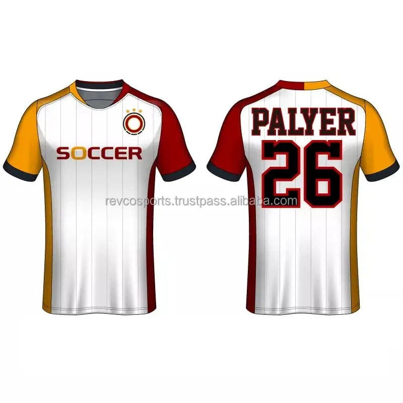 White and Maroon Crew Neck Soccer Jersey 2023-2024 quick dry shirt men soccer wear top quality custom soccer jersey
