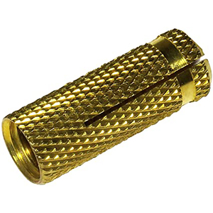 Exportateur en gros vendant des chevilles en laiton de 10 mm de type expansion fileté M8, de haute qualité, avec traitement de surface naturel, pour femmes, en vente - Product Image 1
