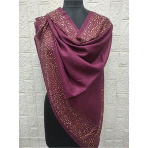 Nueva Colección de Estolas de Lana Fina Premium con Bordado de Espejo, 70x200 cm, Elegante Chal Ligero de Invierno, Disponible en Todos los Colores - Product Image 4