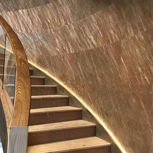 Copper Natural Slate Stone <b>Veneer</b> Flexible Wall Cladding Durable Eco Friendly Sheet for Interior Exterior Wall Design - Product Image 1