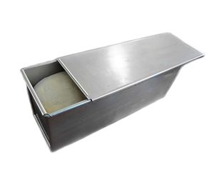 Square Iron Sandwich Bread Mould/Pan with Cover Oven Safe Dishwasher Safe for Baking 400Gms Small (7X3.5X3.5 Inch) Silver - Product Image 6