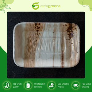Vajilla 100% natural, duradera y ecológica, platos rectangulares de palma de areca de un auténtico mayorista indio al precio más bajo. - Product Image 2