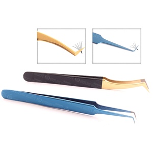 Pince à cils en métal de marque privée pour isoler ou appliquer les cils reste forme stable et tension douce - Product Image 5