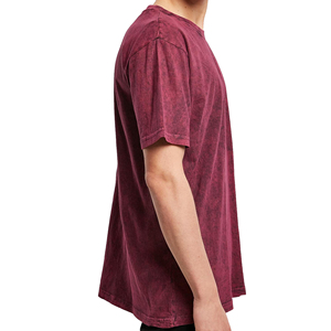 Fábrica de Camisetas con Lavado Ácido OEM ODM, Fabricante de Camisetas de Algodón Grueso con Lavado Vintage Personalizadas para Marcas de Ropa Urbana - Product Image 5