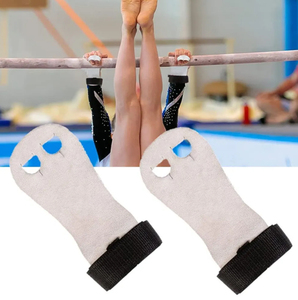 Poignées de gymnastique à 2 trous, conception de soutien fiable, poignées de gymnastique à 2 trous avec intérieur doux et confortable, poignées de gymnastique à 2 trous de qualité supérieure - Product Image 6