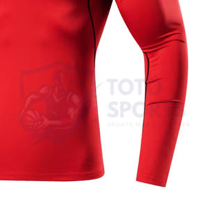 Haut de sport pour homme à manches longues, ultra respirant, léger, coupe ajustée, confortable, idéal pour la gym, le fitness et la protection anti-UV - Meilleur fournisseur, produit phare - Product Image 3