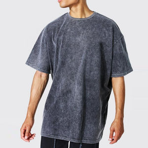 เสื้อยืดผ้าฝ้าย100% สำหรับผู้ชายขนาดใหญ่พิเศษพิมพ์ลายเฮฟวี่เวทเสื้อผ้ามือสอง - Product Image 6