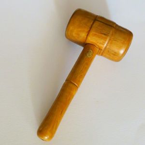 Marteau de juge en bois artisanal, marteau, maillet, marteau d'enchéreurs, pour la fabrication et la vente en gros - Product Image 1
