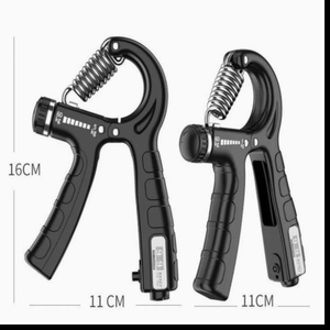 Entrenador de fuerza de agarre ajustable con pantalla digital, resistencia de 5 a 60 kg, equipo de fitness para ejercitar el antebrazo - Product Image 1