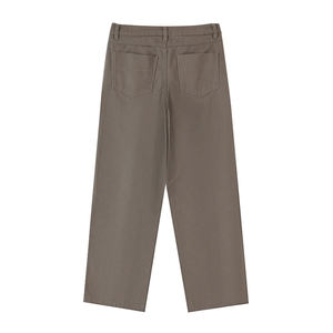 เสื้อผ้าผู้ชายผู้หญิงแบบกำหนดเอง สไตล์ใหม่ฤดูร้อน เรียบง่ายและใช้งานได้หลากหลาย กางเกงขายาวเอวสูงทรงขากว้าง - Product Image 2