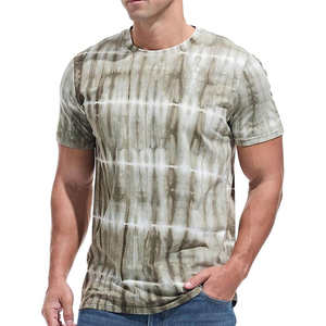 Camiseta de Algodón Orgánico Grueso para Hombre, con Logotipo Personalizado Serigrafiado, Cuello Redondo, Talla Grande, Lisa, Holgada, para Primavera - Product Image 4