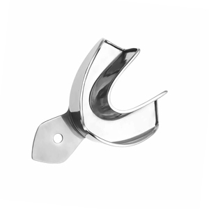 Bandejas Dentales de Acero Inoxidable Autoclavables de Alta Calidad, Juego de 6 Piezas para Prótesis Dentales, Bandeja de Impresión Dental Sin Perforaciones - Product Image 2