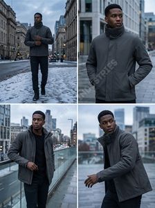 Veste de ski unisexe imperméable coupe-vent isolée style bomber, manteau d'hiver, logo personnalisé, fournisseur d'usine OEM en gros - Product Image 2