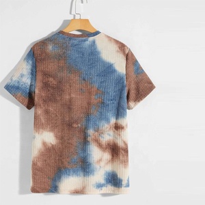 Camisetas Formales de Punto con Logotipo Personalizado, Lavado a la Piedra, Hombros Caídos, Estilo Vintage, 240g, Algodón, Lavado Ácido, Venta al Por Mayor - Product Image 2