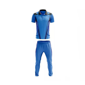 Uniforme de Cricket de Poliéster de Grado Profesional, Ropa de Entrenamiento para Adultos, Tallas y Colores Personalizados, Ropa Deportiva Ligera y Duradera - Product Image 1