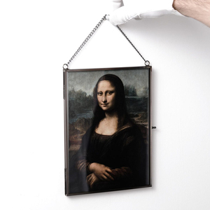 Cadre photo rectangulaire vintage en verre transparent de qualité exceptionnelle, nouvelle arrivée, à suspendre au mur, cadre décoratif pour photos pressées, pour la maison et le bureau - Product Image 4