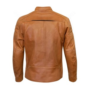 Veste de moto en cuir sur mesure |   Résistant au vent et à l'eau |   Équipement de motard élégant et protecteur |   Fournisseur OEM/ODM - Product Image 6