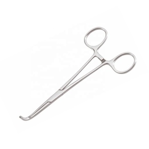 Pinzas Quirúrgicas para Arterias de Acero Inoxidable, Anguladas, para Disecación y Ligadura, para Uso General en Hospitales, Certificación CE Clase II, Manuales - Product Image 3