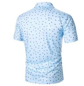 เสื้อโปโลผู้ชายแฟชั่นคุณภาพสูง พิมพ์ลาย สวมใส่สบาย น้ำหนักเบา ระบายอากาศได้ดี แห้งเร็ว เหมาะสำหรับกอล์ฟ สั่งทำได้ ขายส่ง - Product Image 6