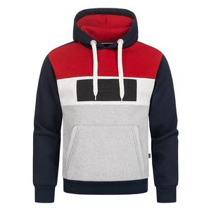 Nouveau design personnalisé bloc de couleur hommes pull à capuche plaine hommes mode vêtements sweats à capuche hommes vierges surdimensionnés vêtements de rue sweats à capuche - Product Image 1