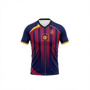 Camiseta Deportiva de Manga Corta con Cuello en V para Hombre, Transpirable, de Secado Rápido, con Estampado Sublimado, Spandex/Poliéster - Oferta Especial con Ajuste de Precio - Product Image 2