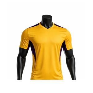 Ensemble maillot et short de football personnalisé OEM en gros, kit d'entraînement et de match anti-humidité, marque privée - Product Image 1