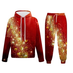 Men's Winter Streetwear Printed Sublimation Tracksuit Drawstring Lightweight Breathable Quick Dry 100% Polyester Side Pockets - Product Image 1