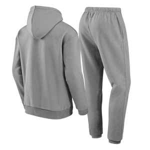 Conjunto Deportivo de Invierno para Hombre, Tallas Grandes, Personalizable, con Cuello Estampado, Diseño Sólido, Ecológico - Product Image 2