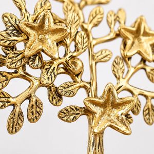 Estatua Decorativa de Metal con Acabado Antiguo del Árbol de la Vida, Vastu Feng Shui, Regalo de Buena Suerte, Decoración para Mesa de Oficina u Hogar - Product Image 4
