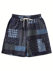 Custom Sublimated 100% Cotton Swim <b>Trunks</b> <b>for</b> <b>Men</b> Quick Dry Beach Shorts Compression Liner Zipper Pocket Solid Service - Product Image 4